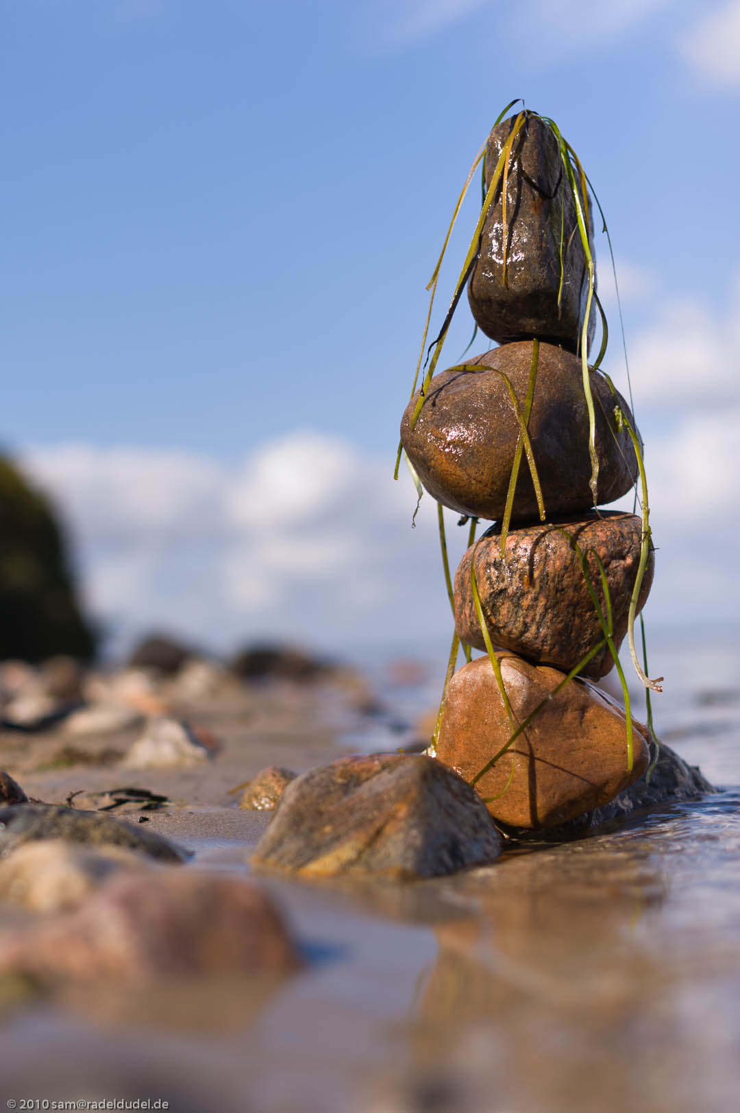 Steinmännchen am Strand