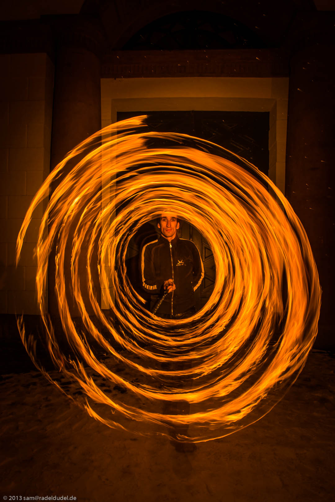 Feuerkreise mit dem Poi